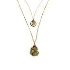 Sacred Spiral Pyrite Necklace (B) image 0