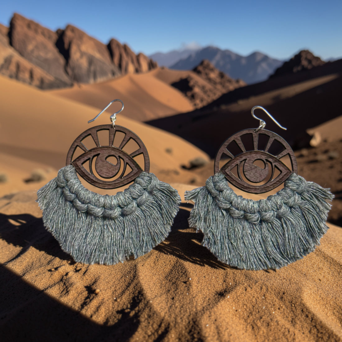 Universal Eye Fringe Earrings