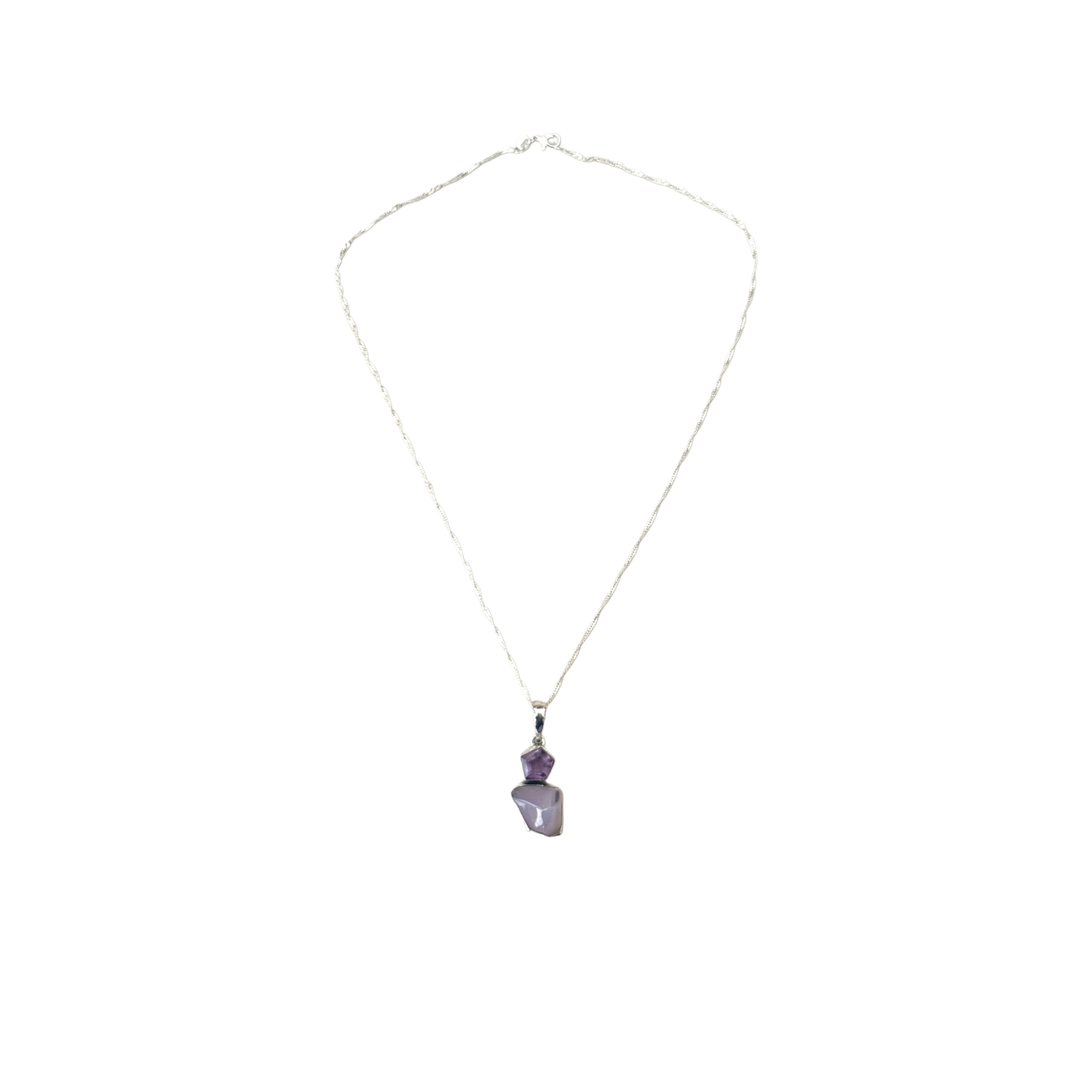 Lavender Liquid Amethyst Necklace