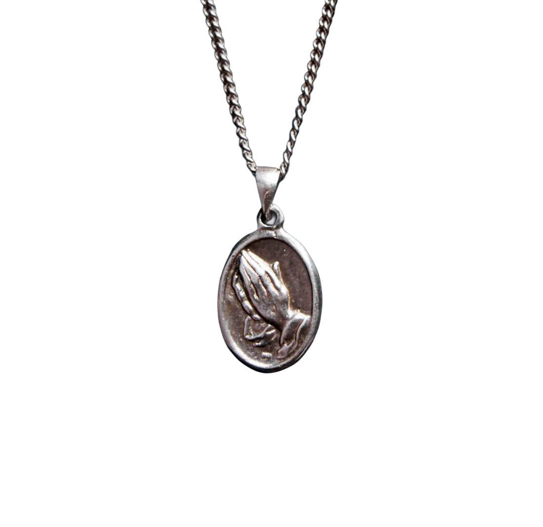 Hands in Prayer Necklace