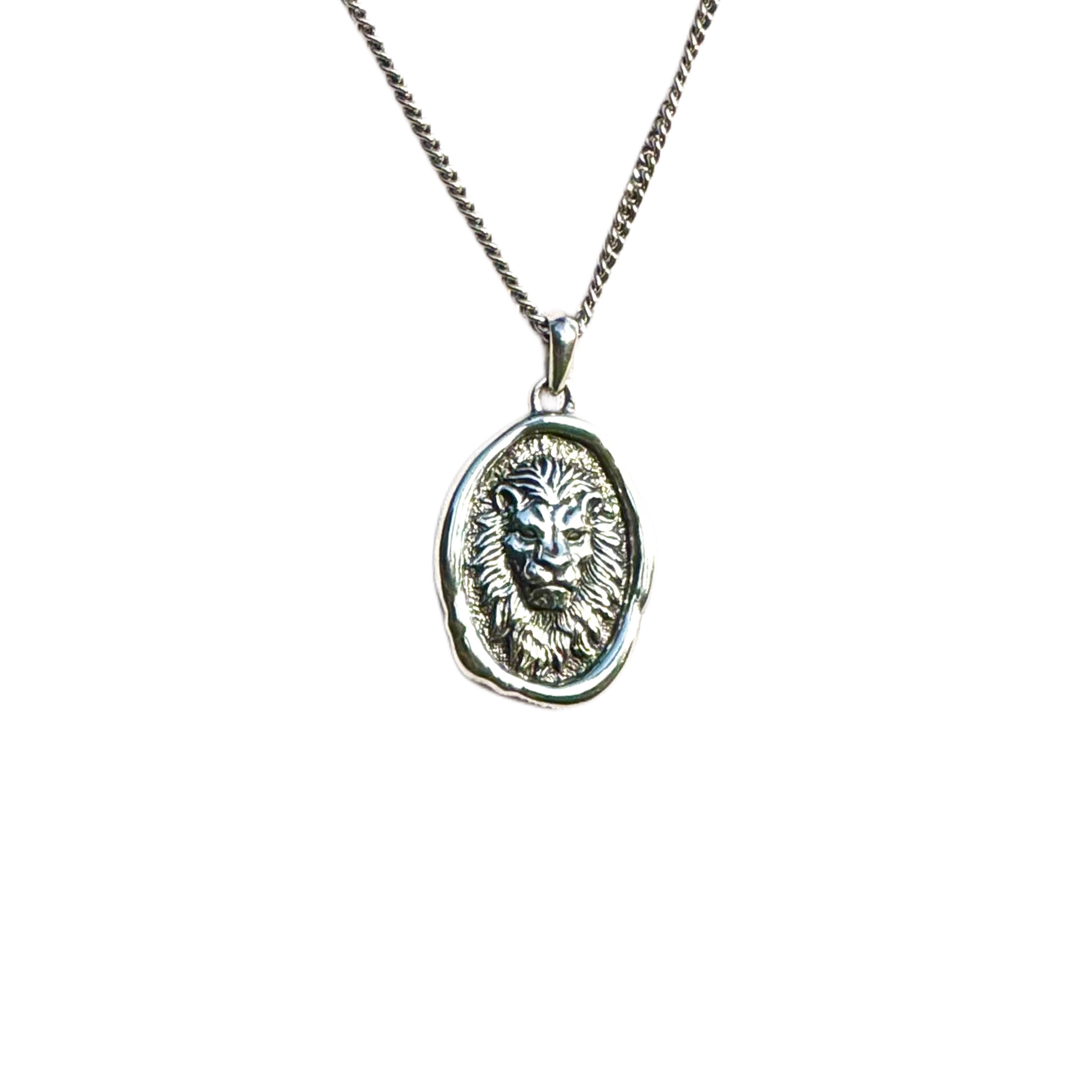 Sterling Silver Lion Necklace