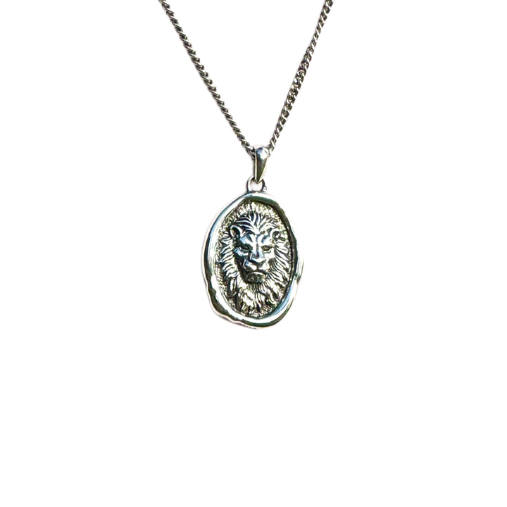 Sterling Silver Lion Necklace