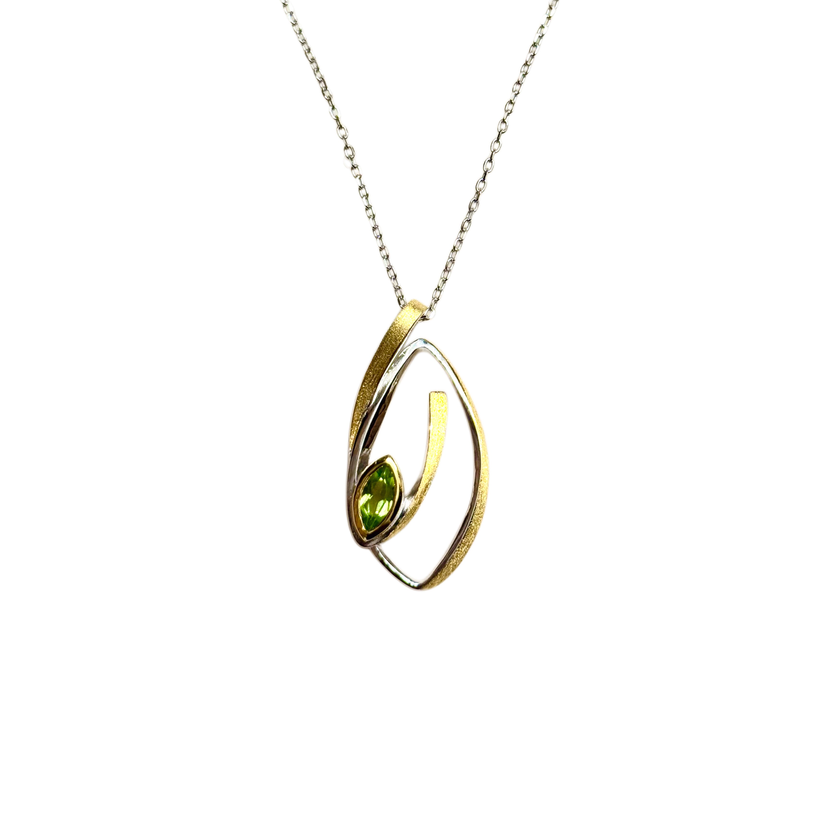 Heart Renewal Green Amethyst Necklace