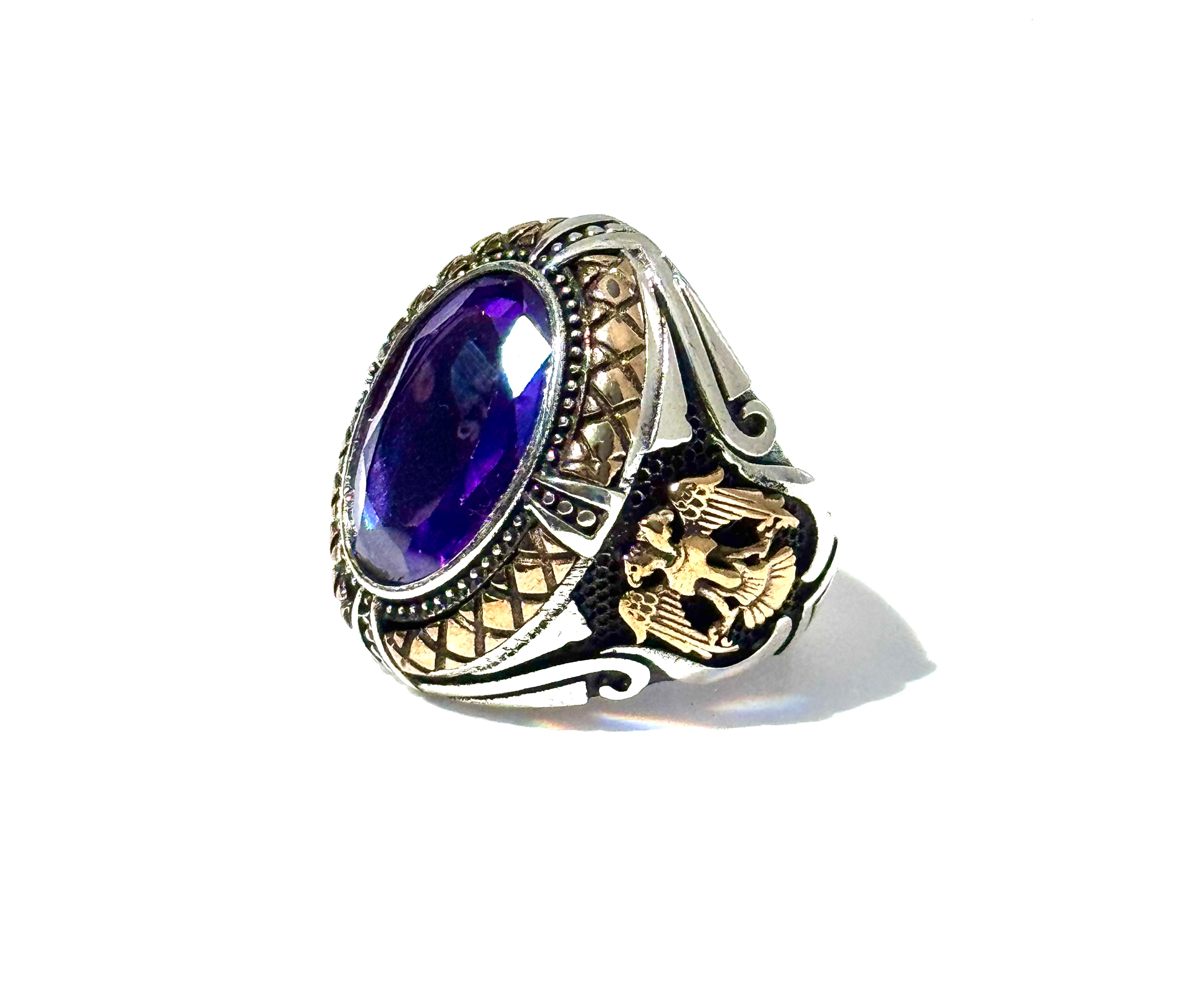 Amethyst Ring |Sterling Silver image 1