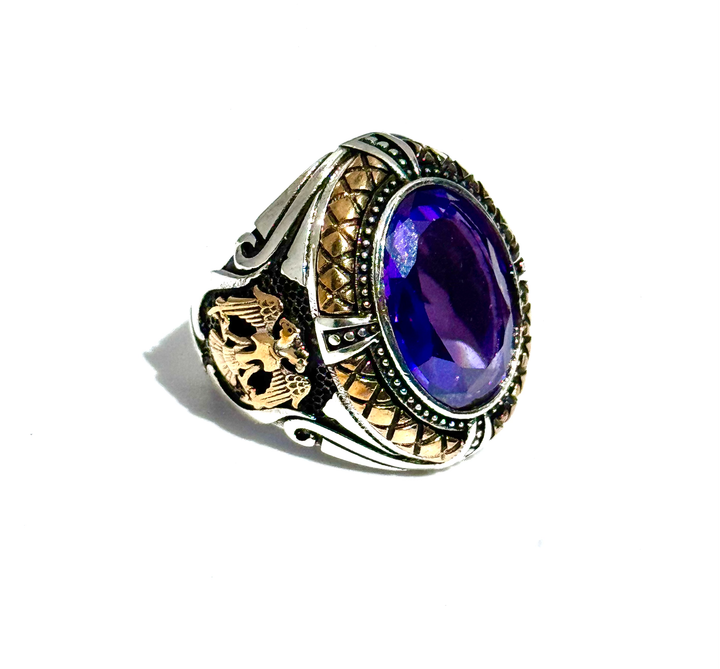 Amethyst Ring |Sterling Silver image 0