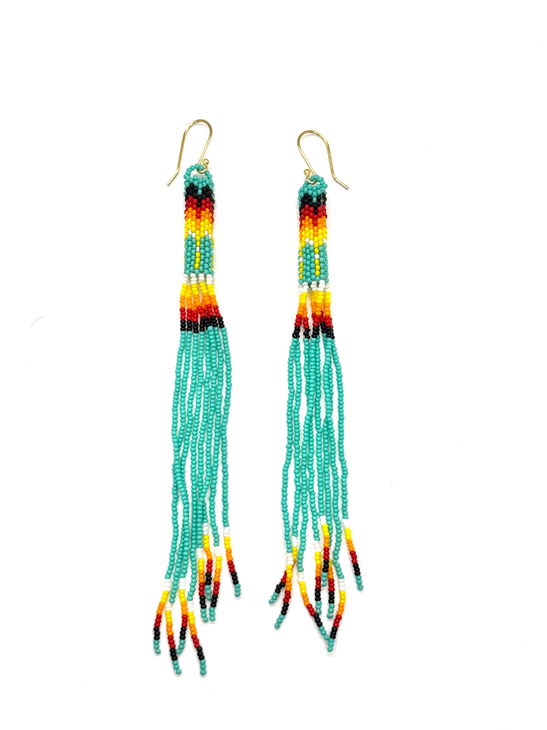 Turquoise Fire Earrings image 0