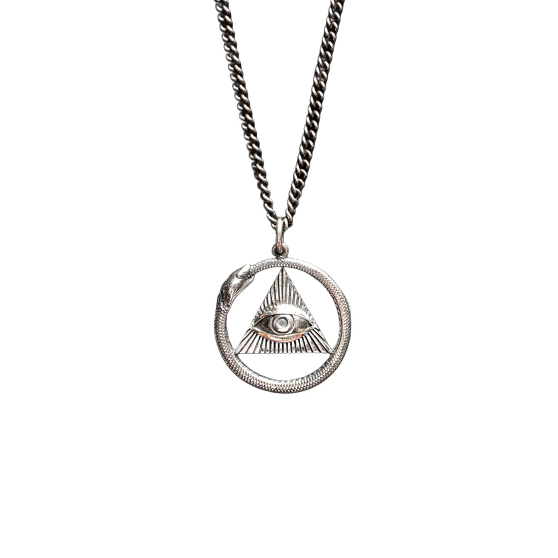 All-Seeing Eye Ouroboros Necklace