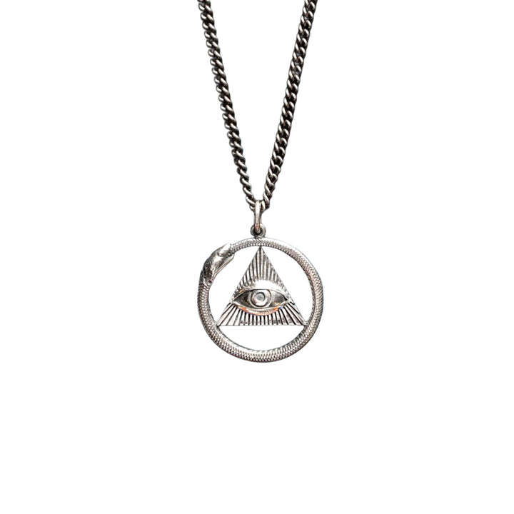 All-Seeing Eye Ouroboros Necklace