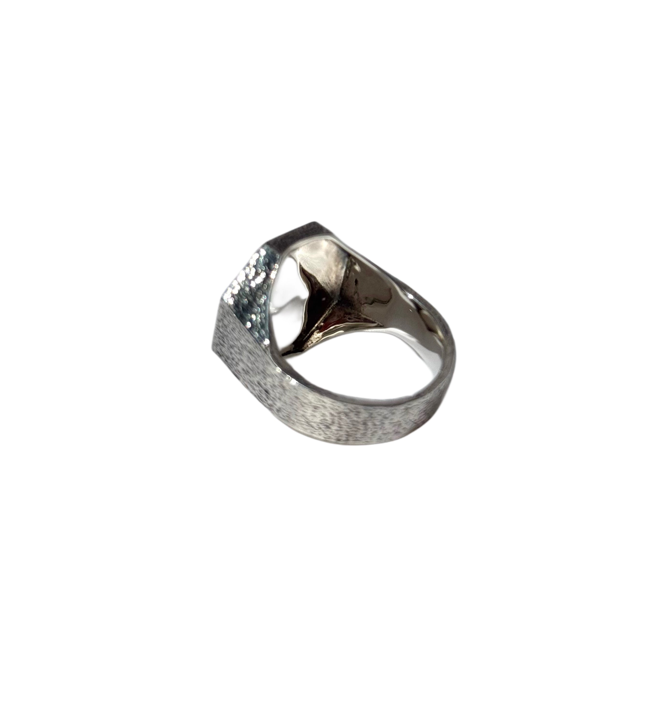 Metal Compass Signet Ring image 5