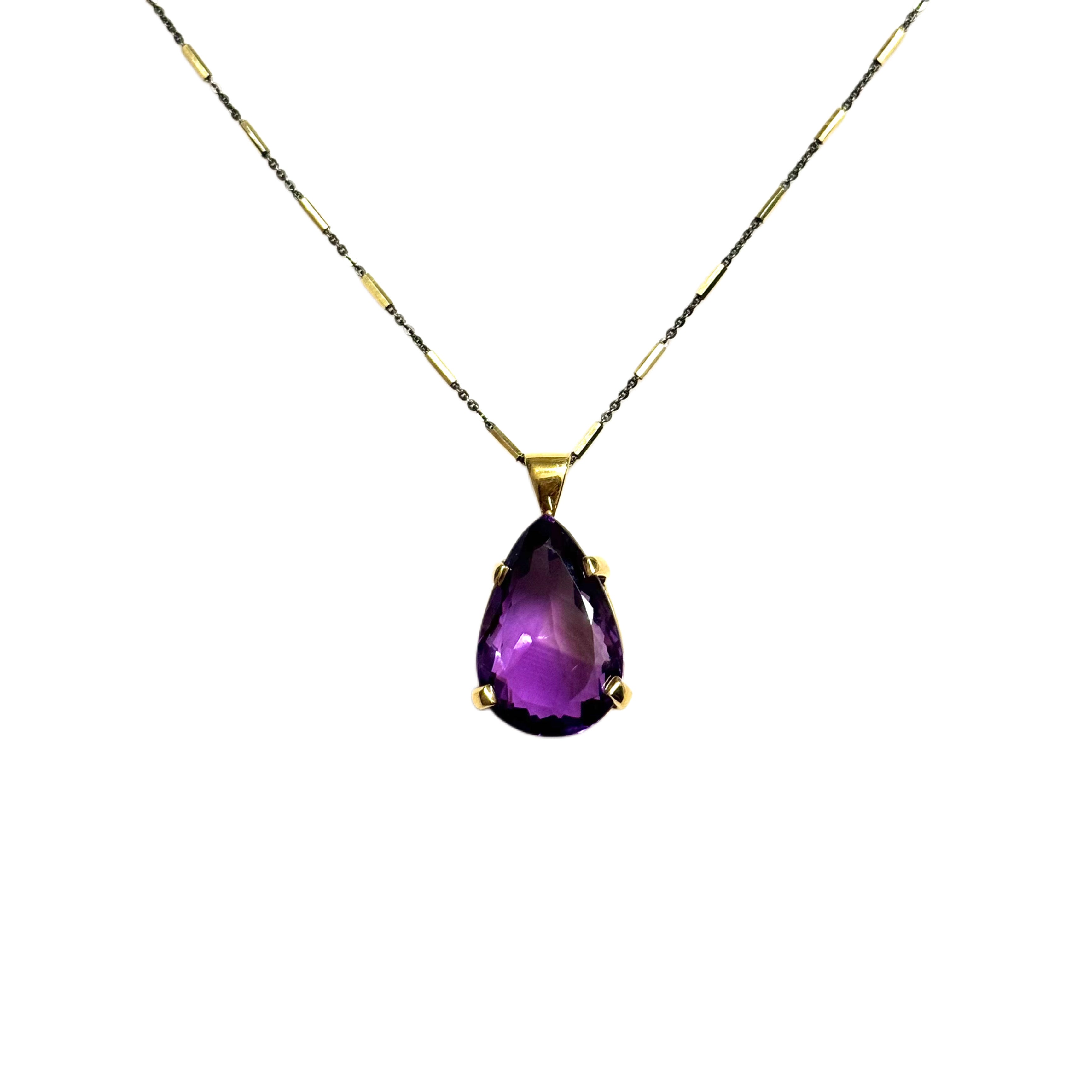 Royal Serenity Amethyst Pendant