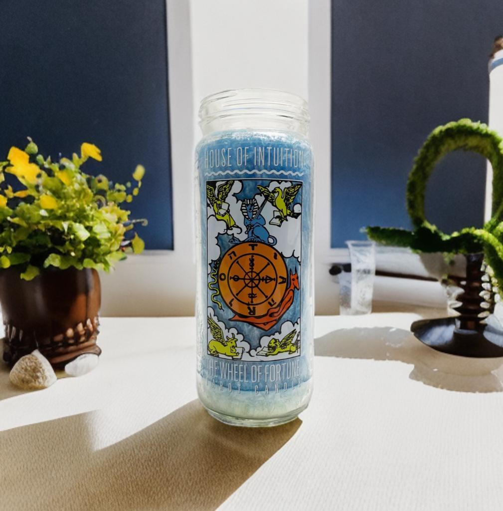 The Wheel of Fortune Major Arcana Magic Candle