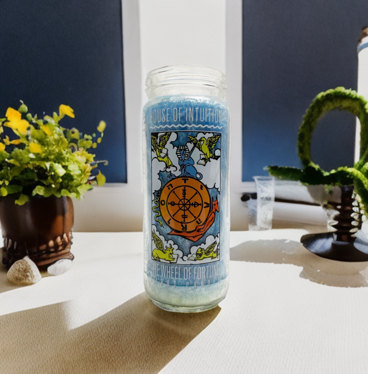 The Wheel of Fortune Major Arcana Magic Candle