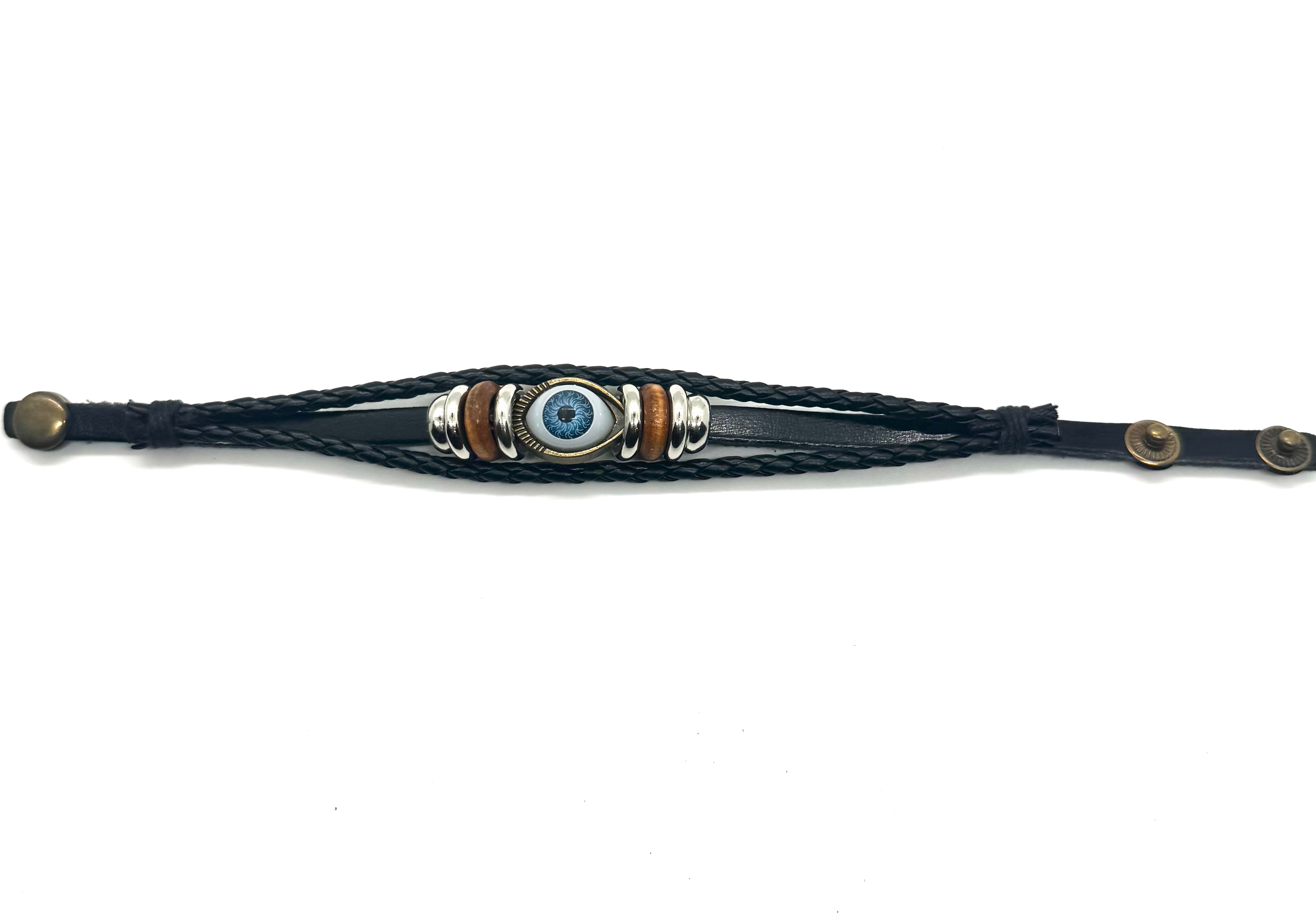 Realistic Eye Brown Leather Band image 0