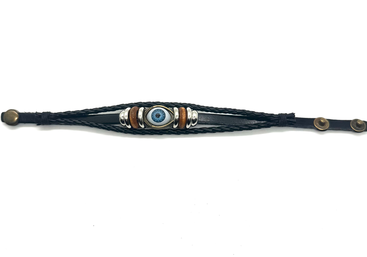 Realistic Eye Brown Leather Band image 0