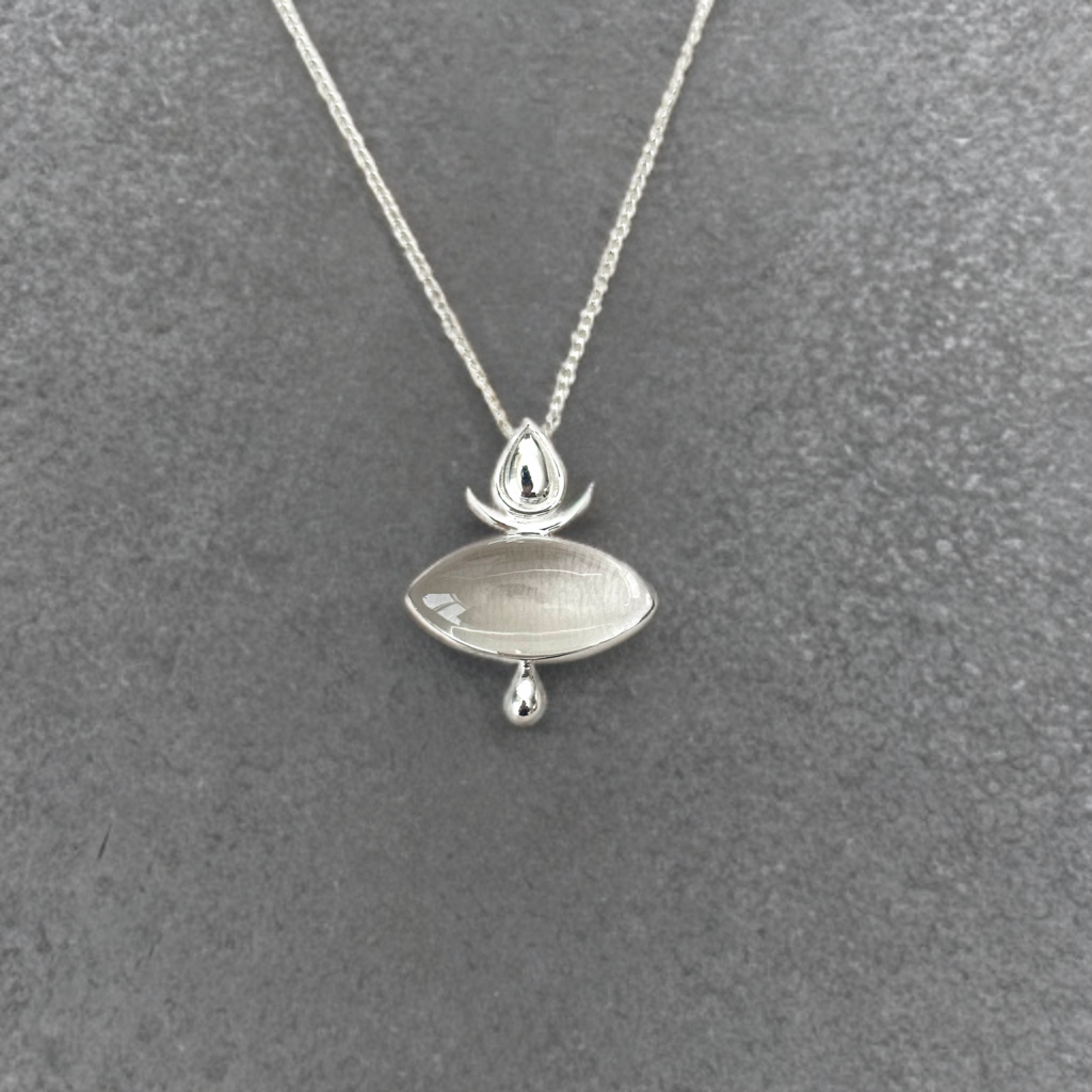 Crystal Eye of the Goddess Necklace