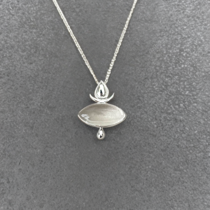 Crystal Eye of the Goddess Necklace