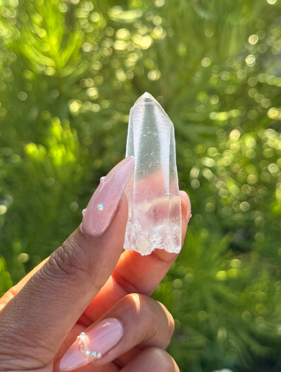 Lemurian Seed Quartz Crystal  17g | 50 × 18mm