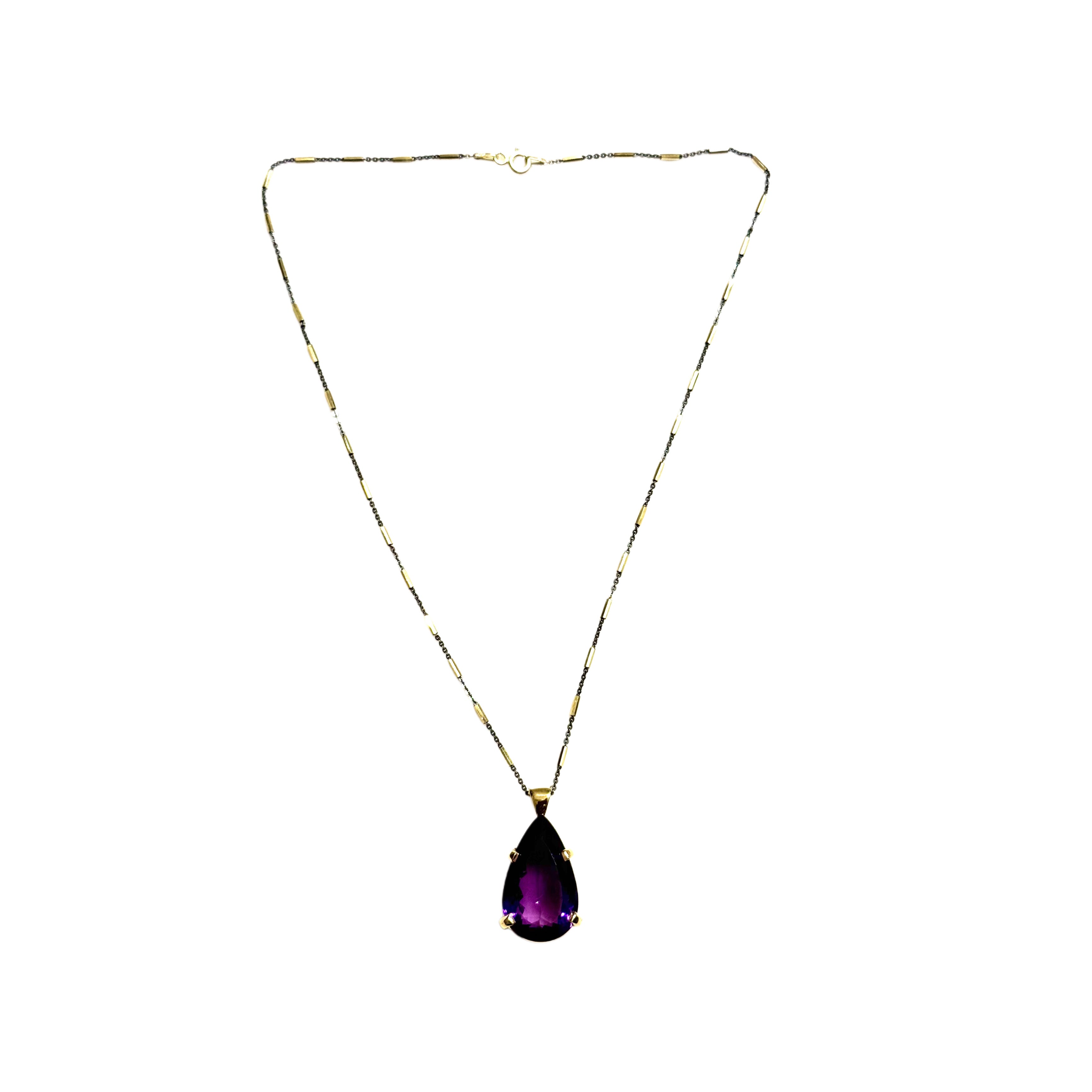 Royal Serenity Amethyst Pendant