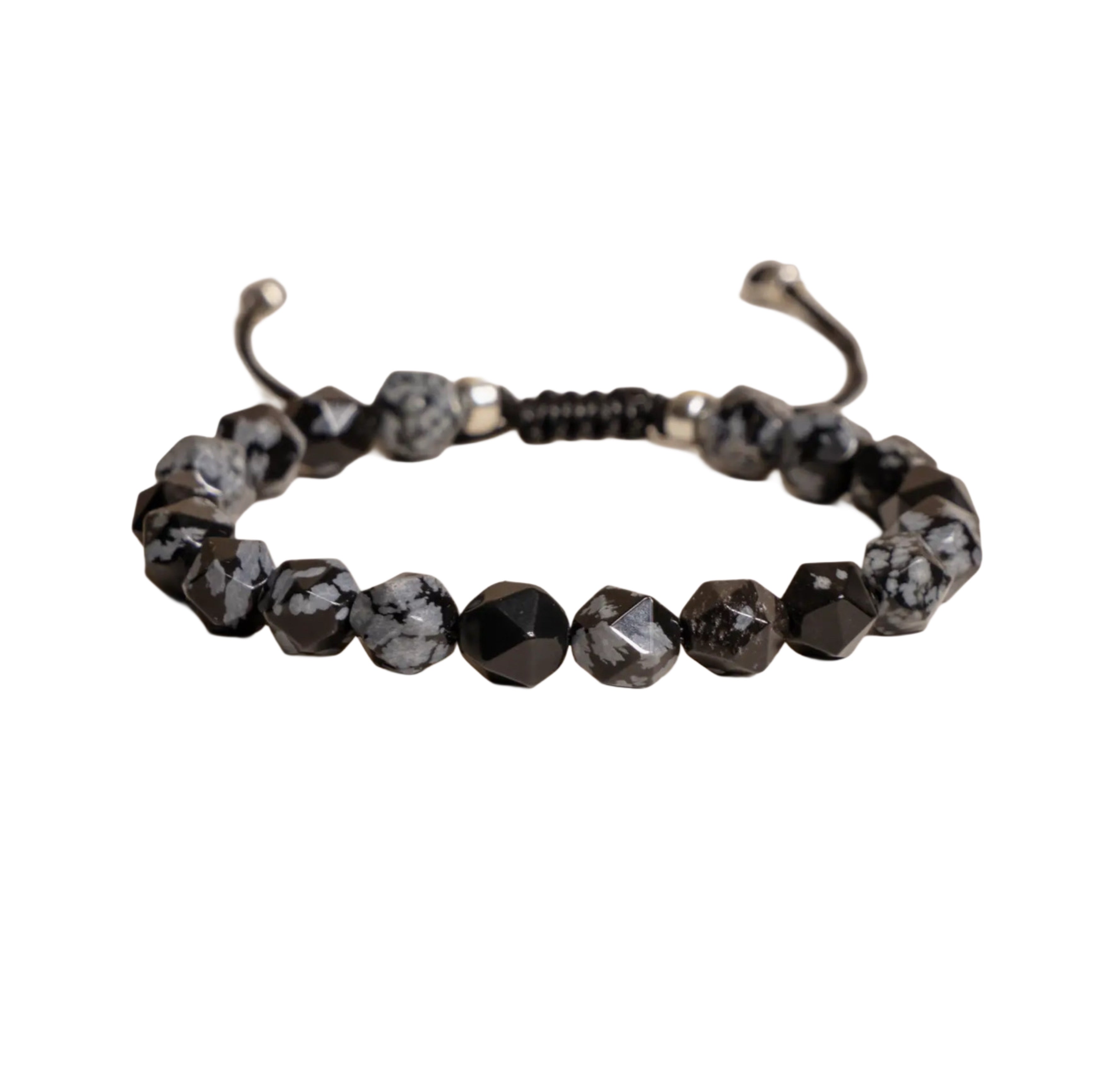 Snowflake Obsidian Men’s Bracelet