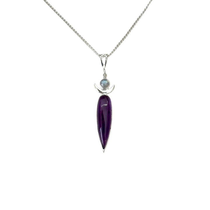 Amethyst Moon Spirit Necklace