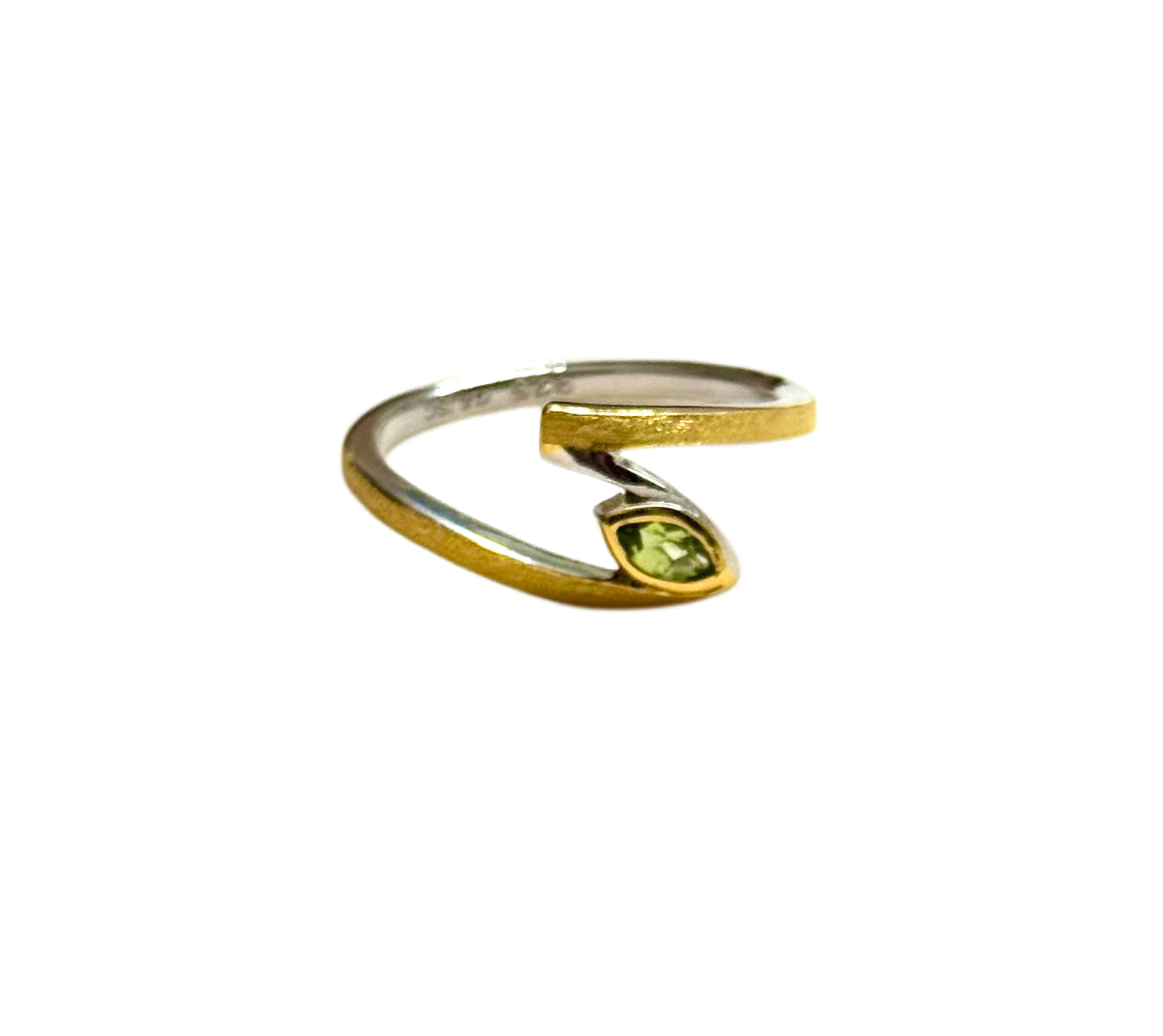 Heart Renewal Green Amethyst Ring