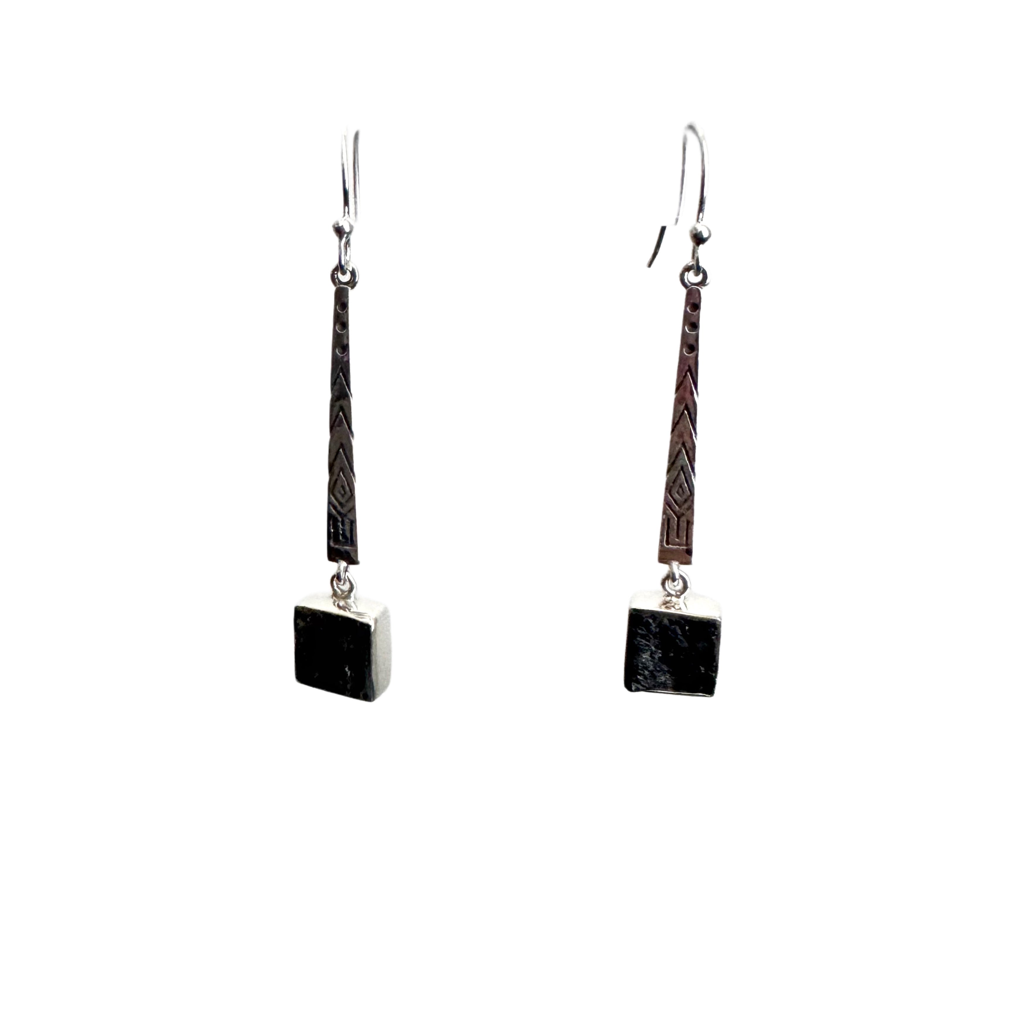 Black Tourmaline Sister Venus Earrings