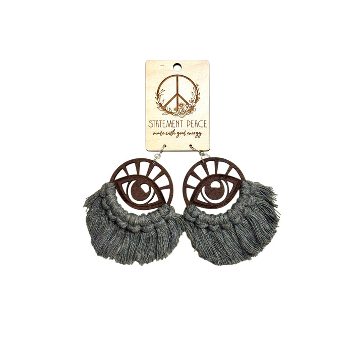 Universal Eye Fringe Earrings