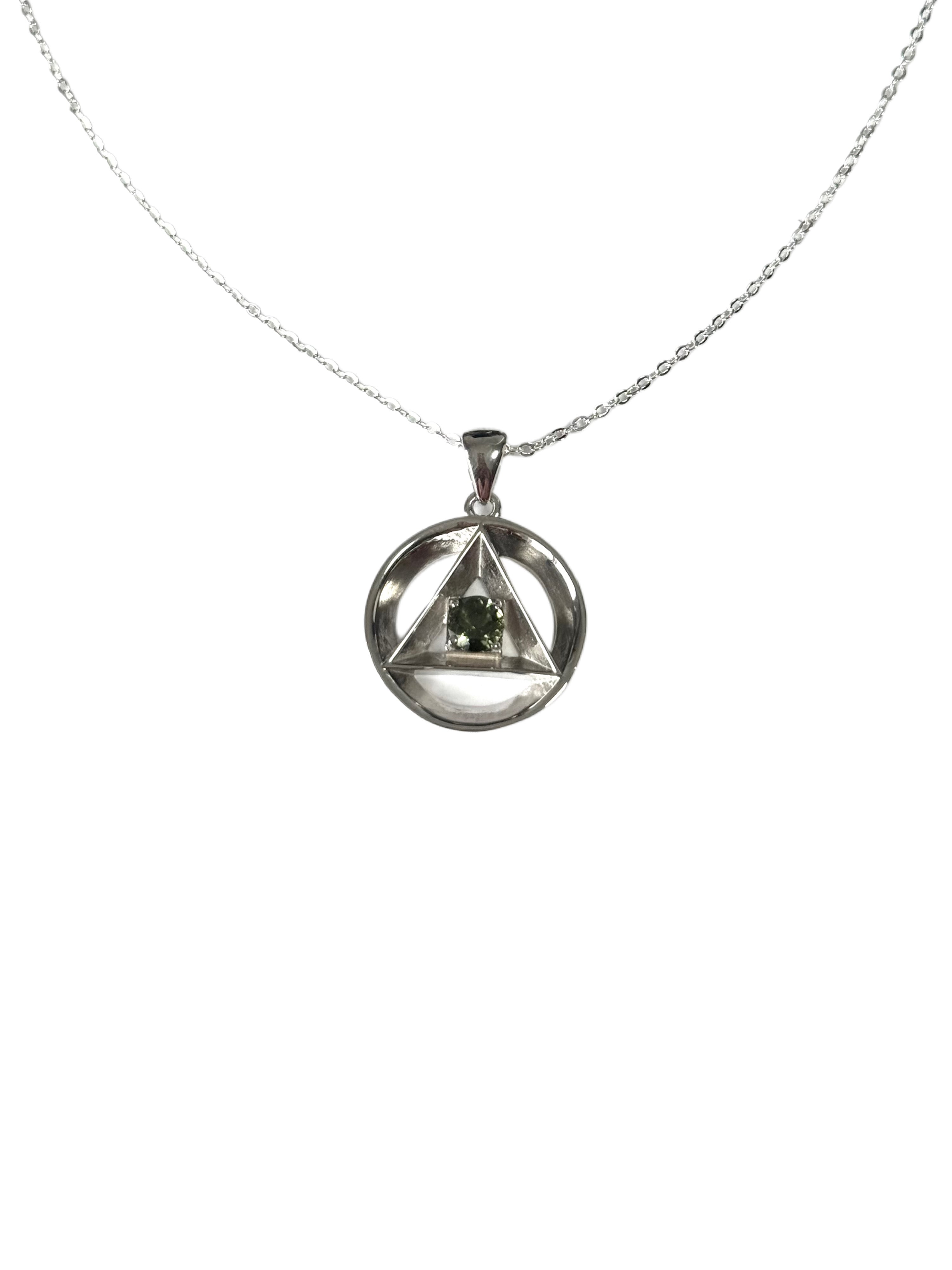 Alchemy Stone Necklace| Moldavite