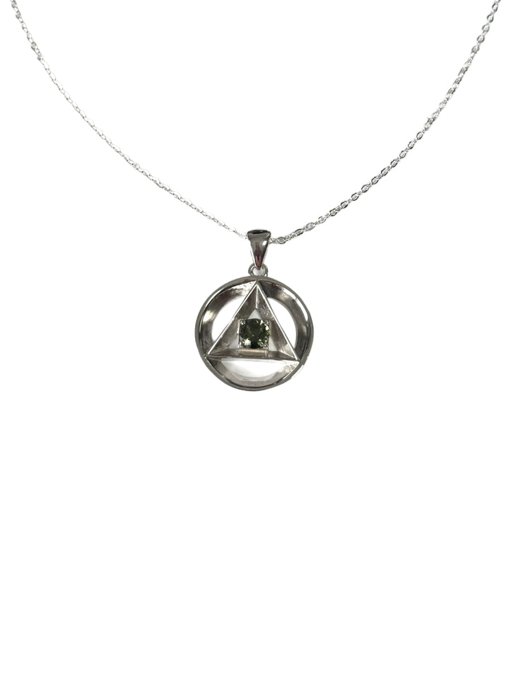 Alchemy Stone Necklace| Moldavite