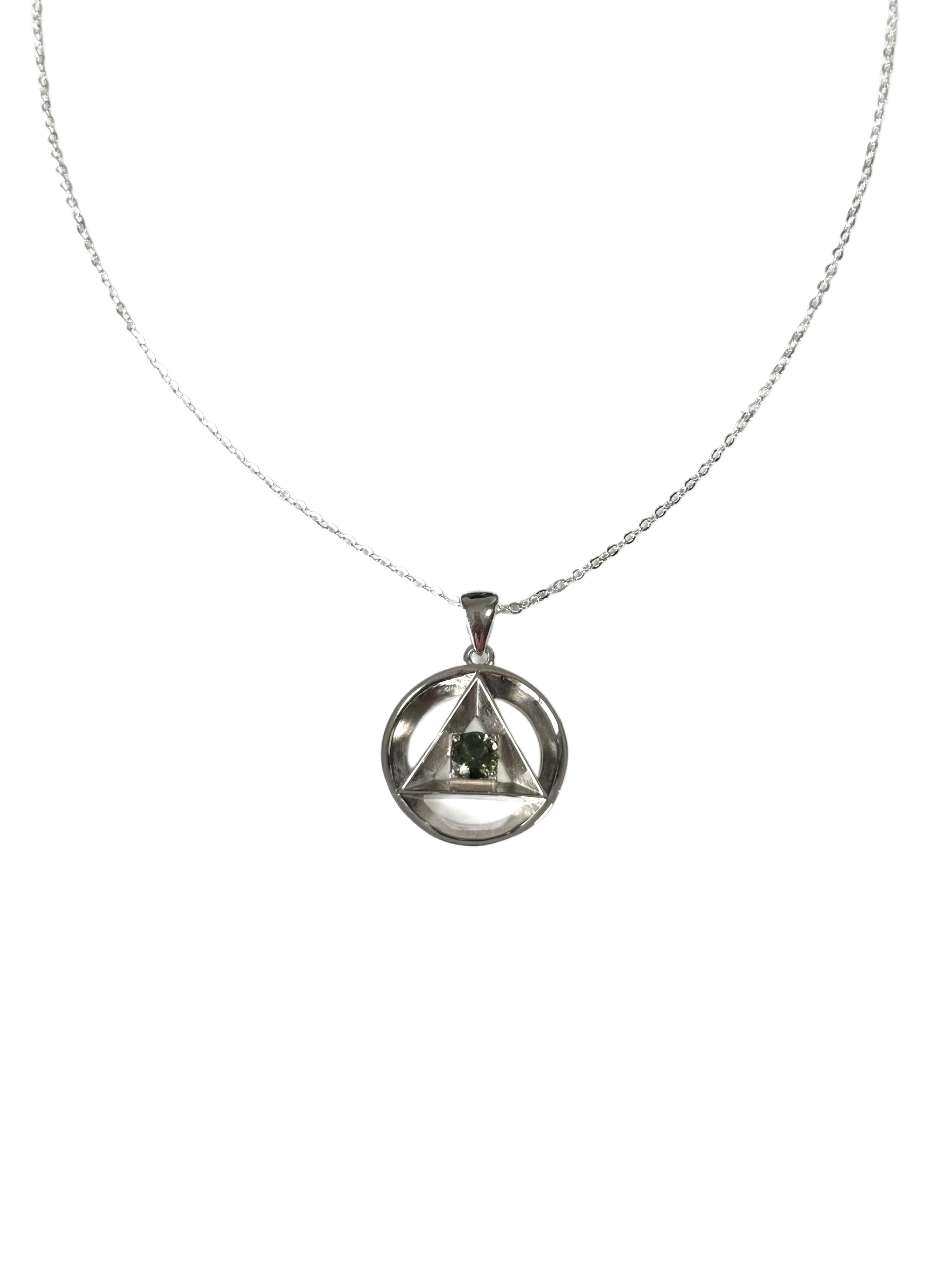 Alchemy Stone Necklace| Moldavite