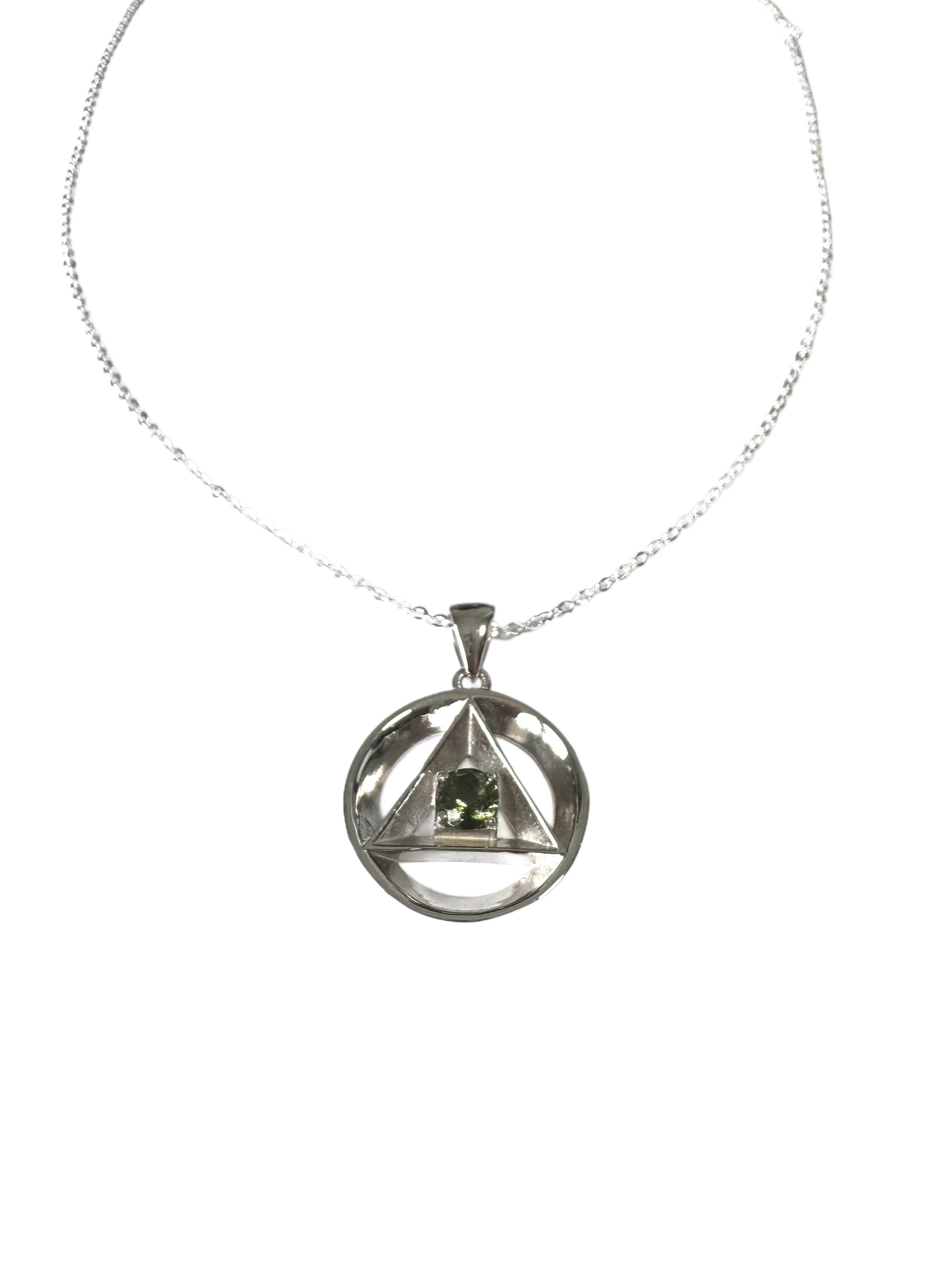 Alchemy Stone Necklace| Moldavite