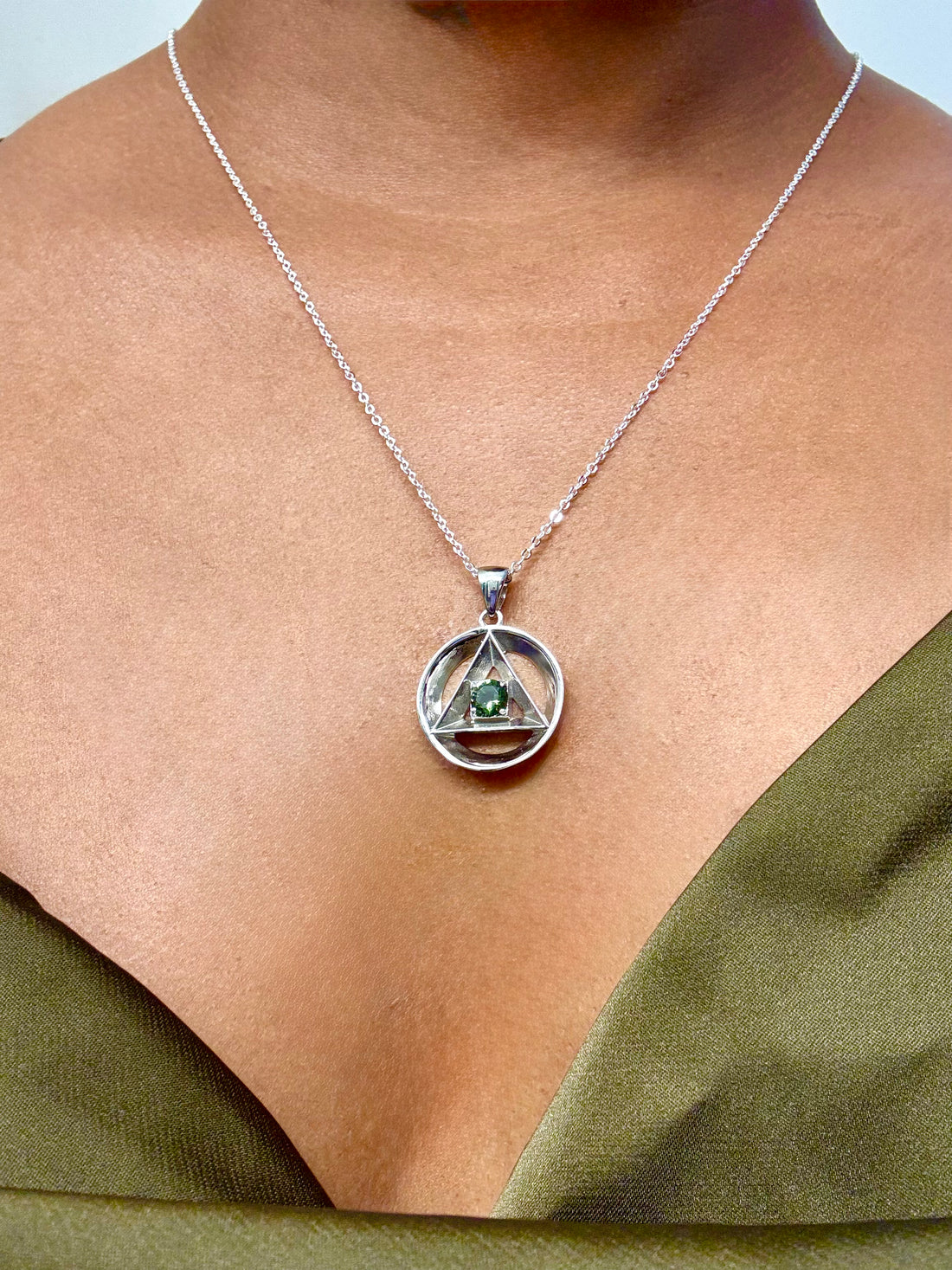 Alchemy Stone Necklace| Moldavite