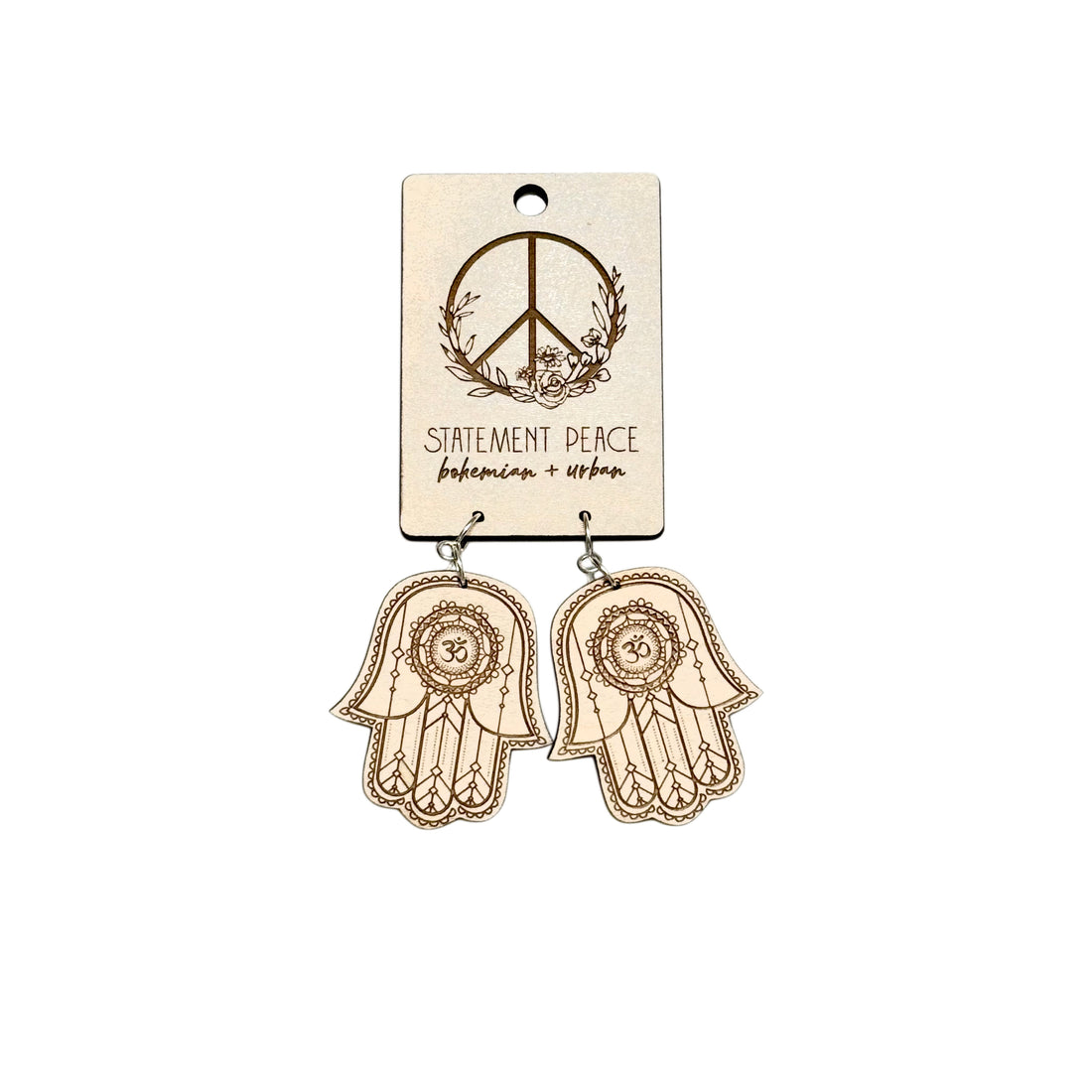 Hamsa Dangle Earrings