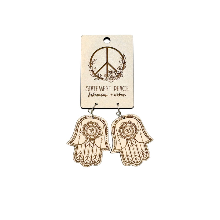 Hamsa Dangle Earrings