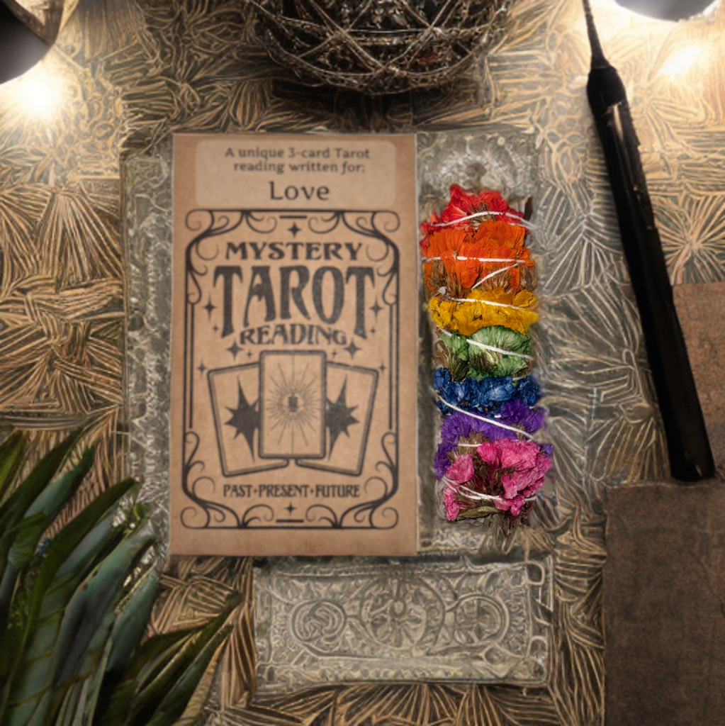 Chakra Alignment Ritual – 7 Chakra Sage & Tarot Reading Set