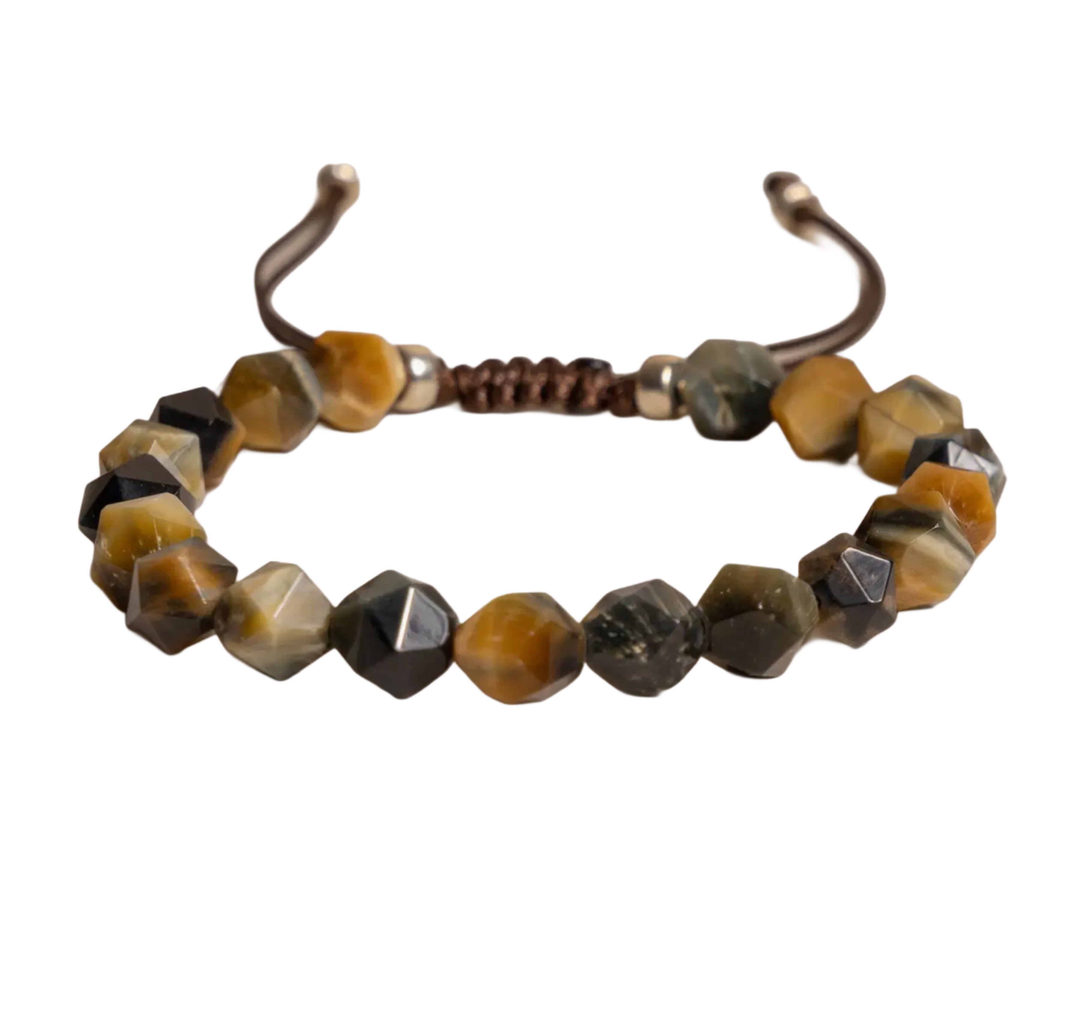 Golden Blue Tiger Eye Men’s Bracelet