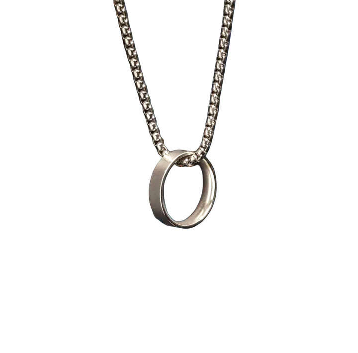Stainless Steel Ring Necklace