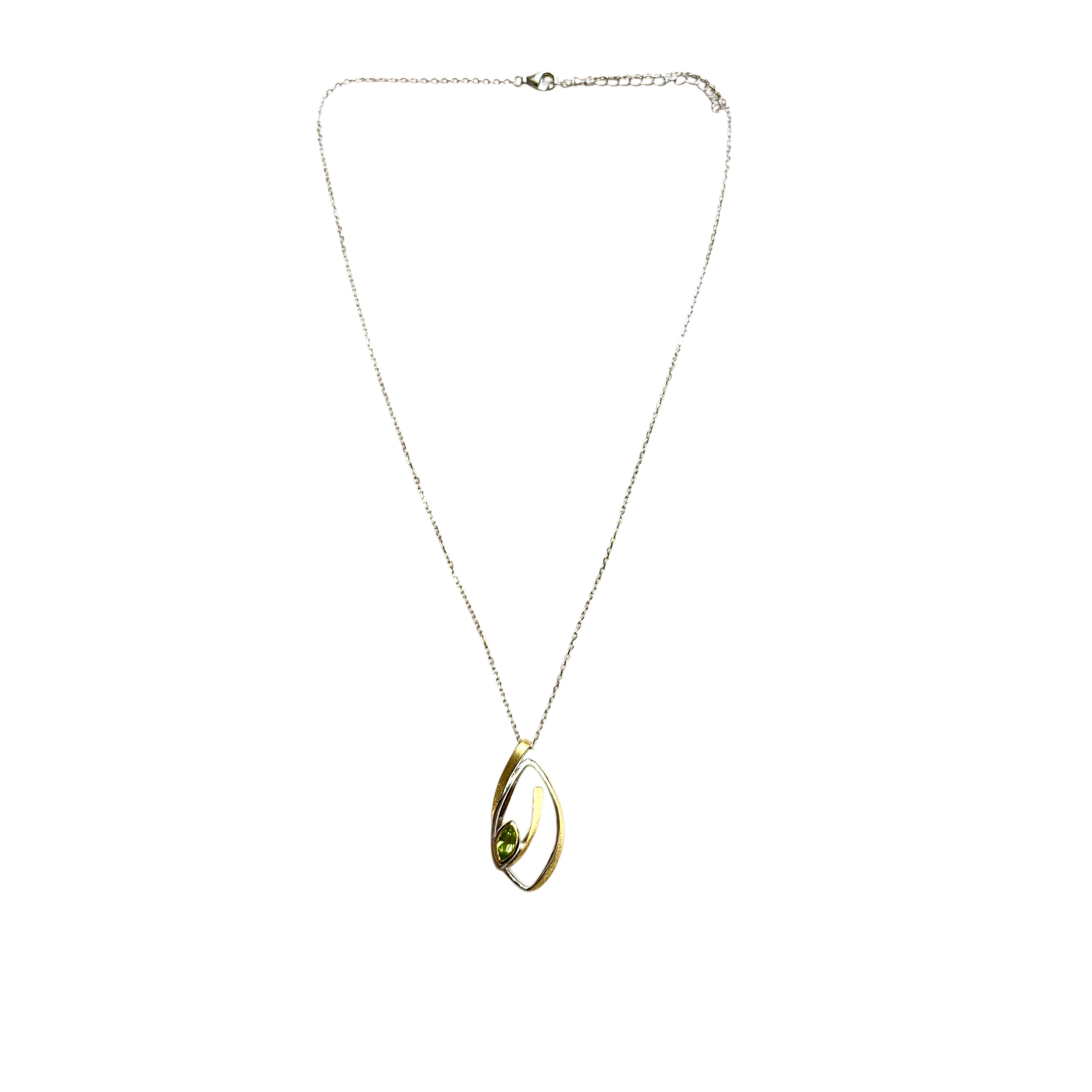 Heart Renewal Green Amethyst Necklace