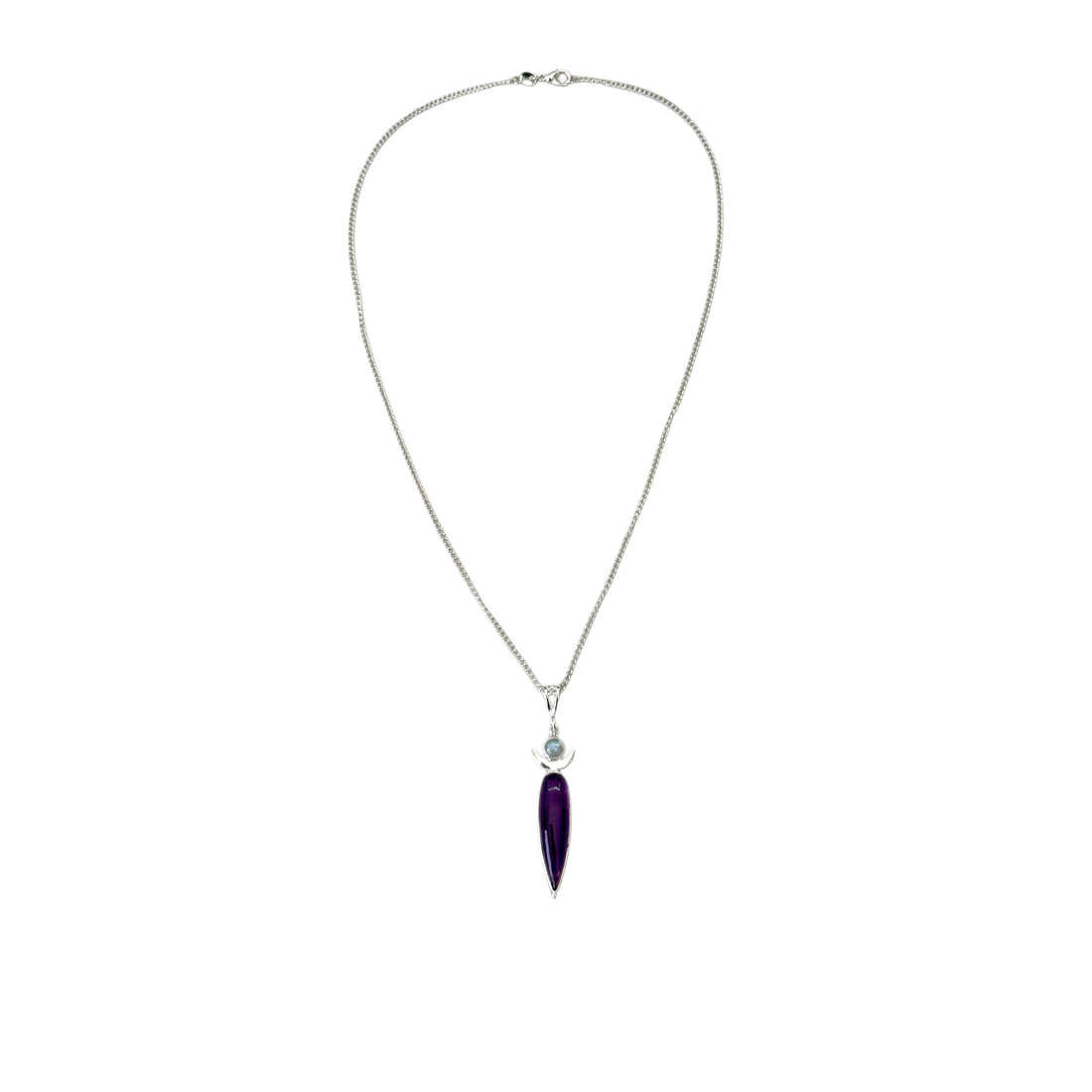 Amethyst Moon Spirit Necklace