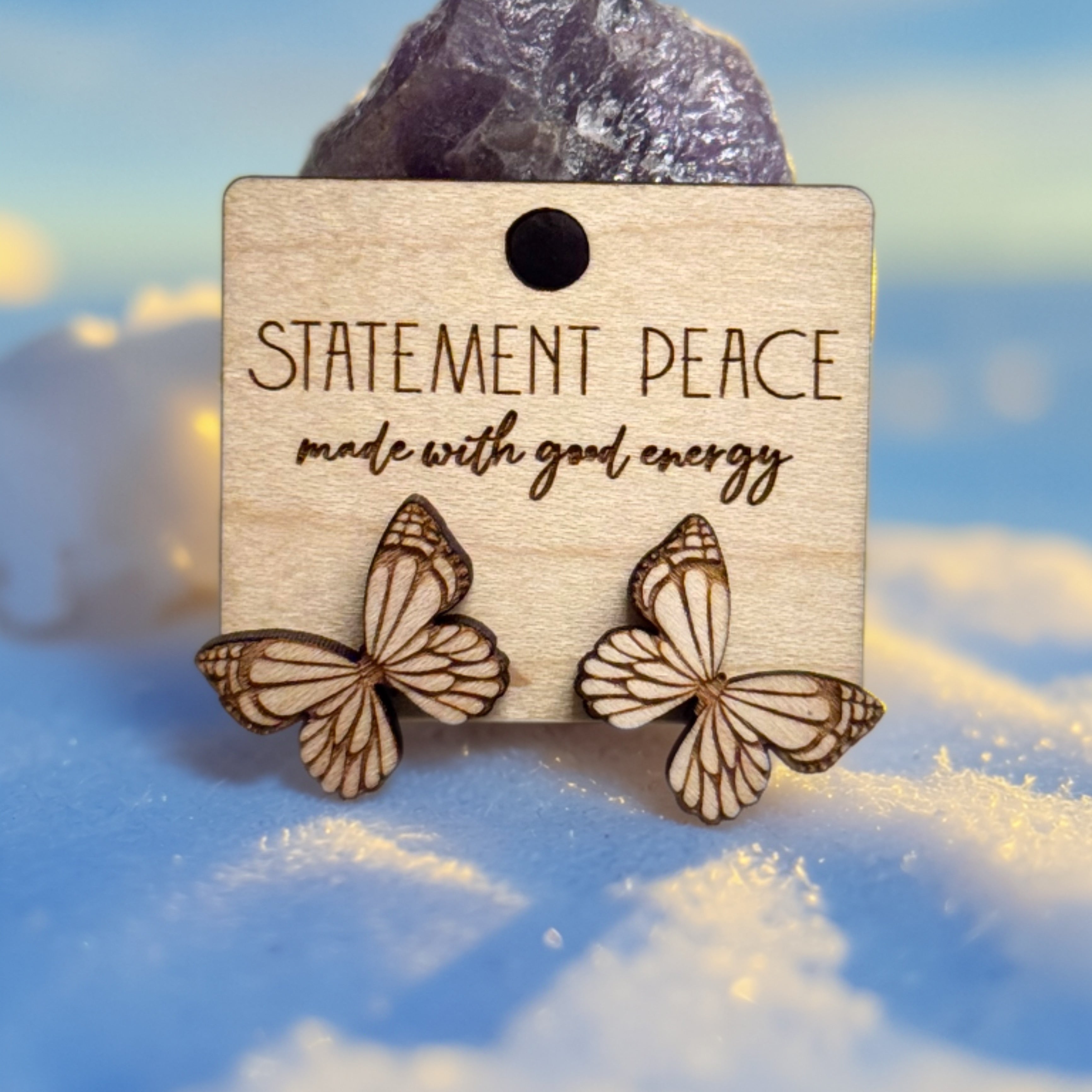 Butterfly Stud Earrings
