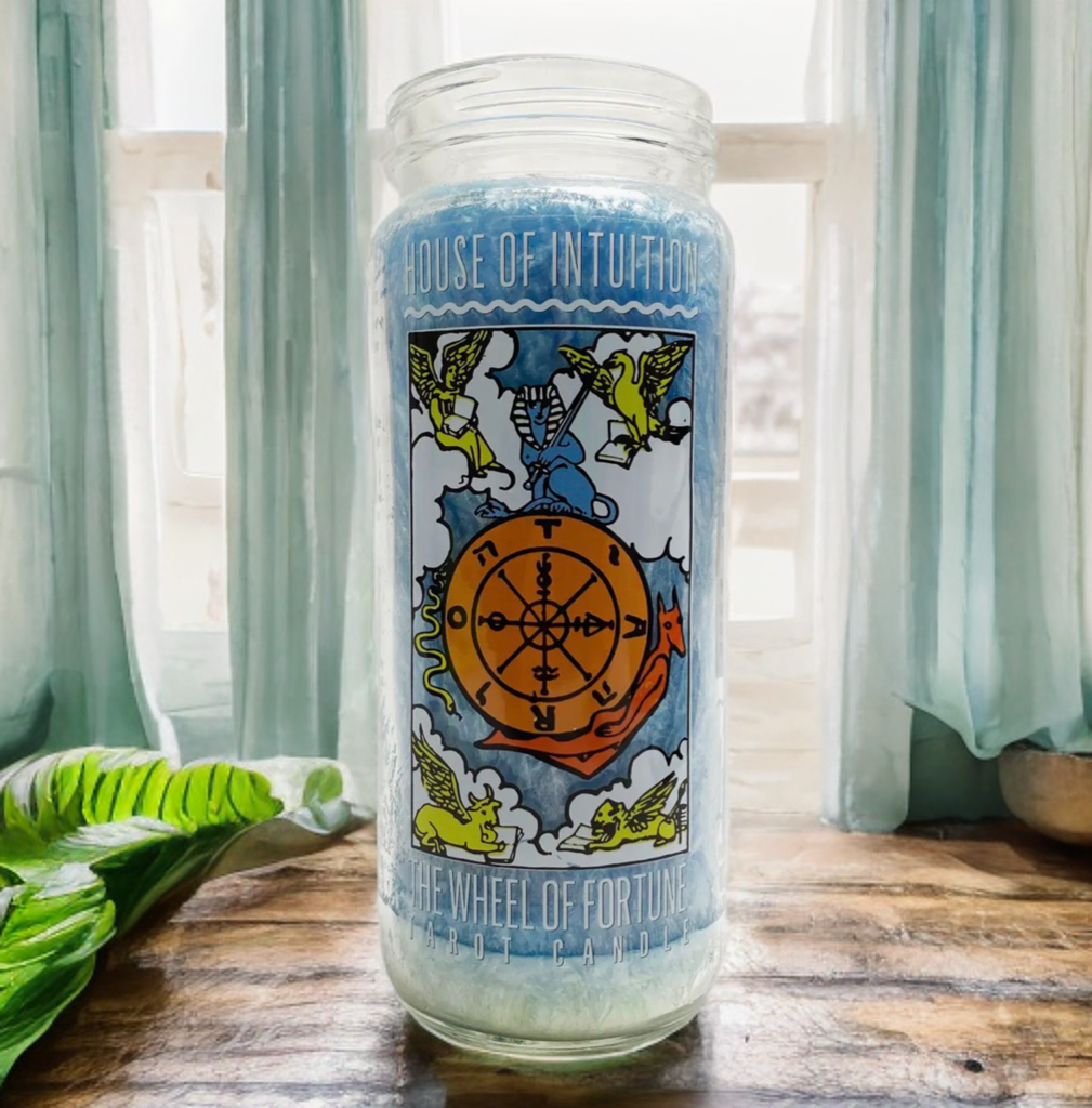 The Wheel of Fortune Major Arcana Magic Candle