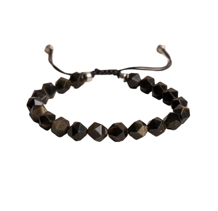 Golden Obsidian Men’s Bracelet