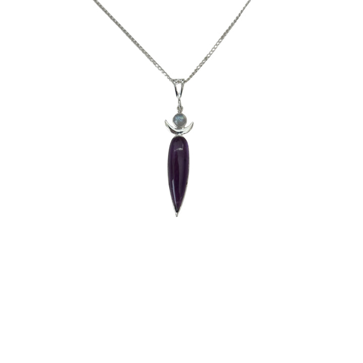 Amethyst Moon Spirit Necklace