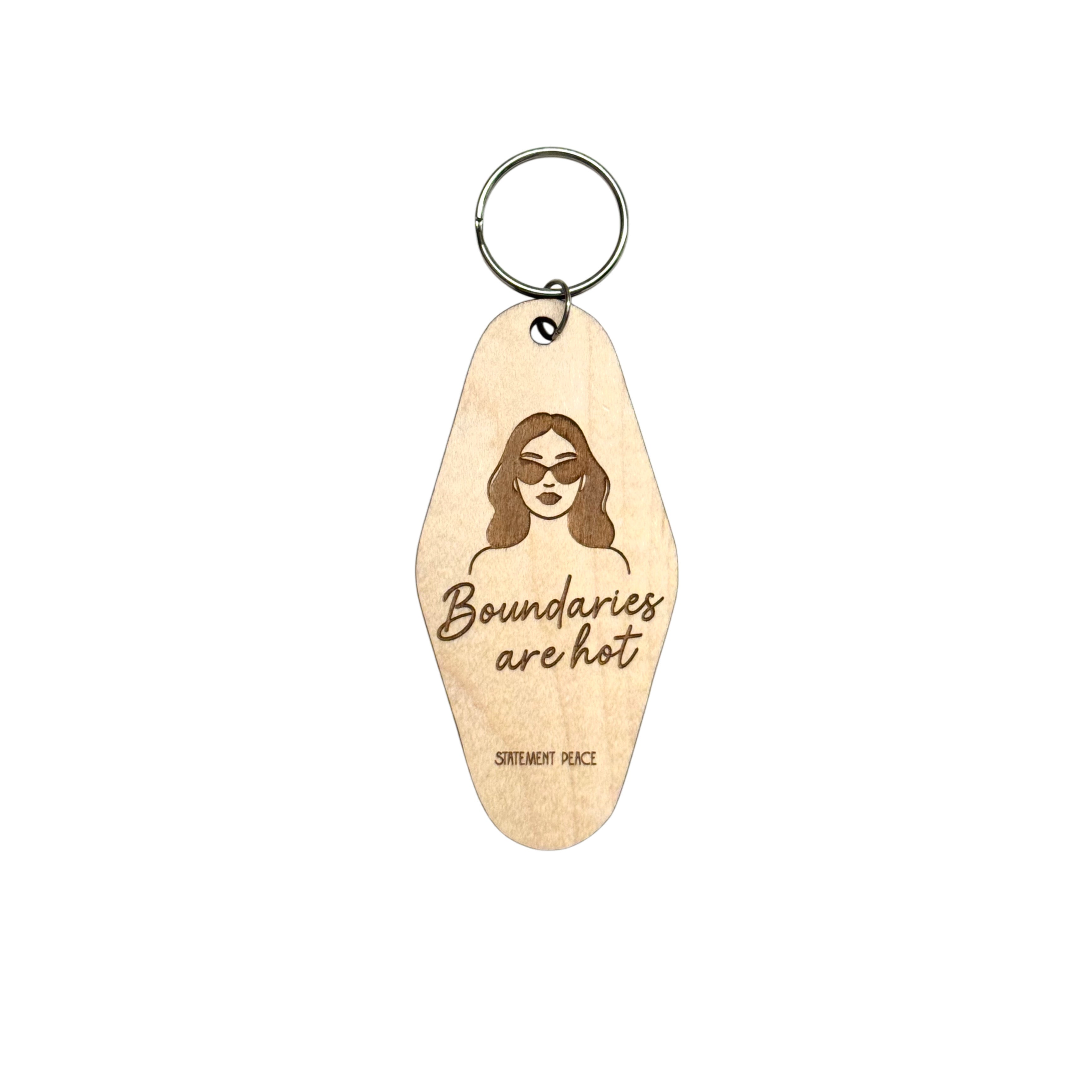 Boundaries Are Hot Keychain