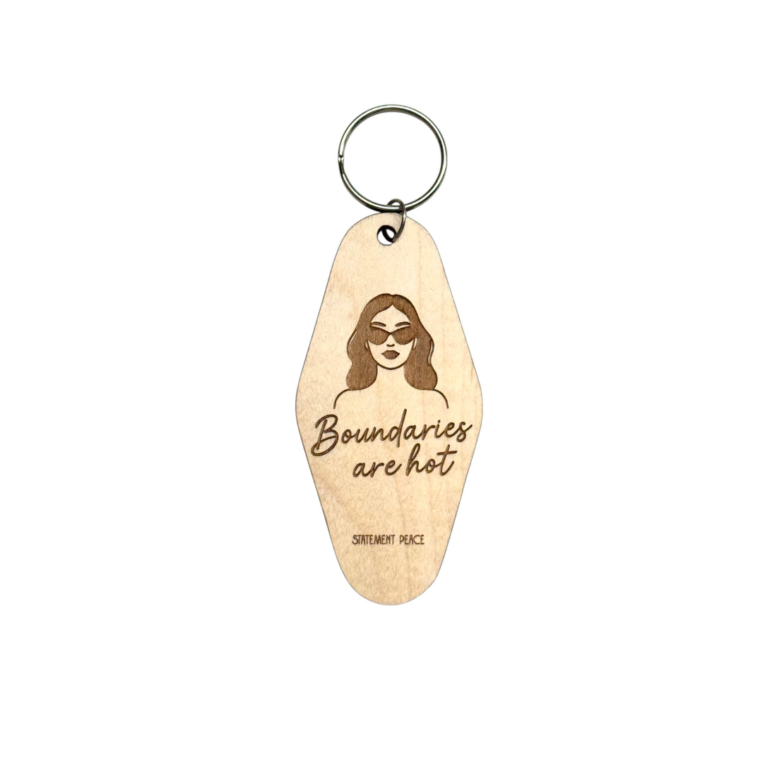 Boundaries Are Hot Keychain