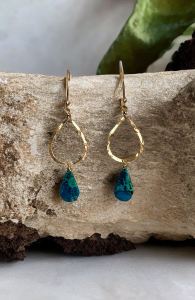 Golden Ages Teardrop Gold Earrings