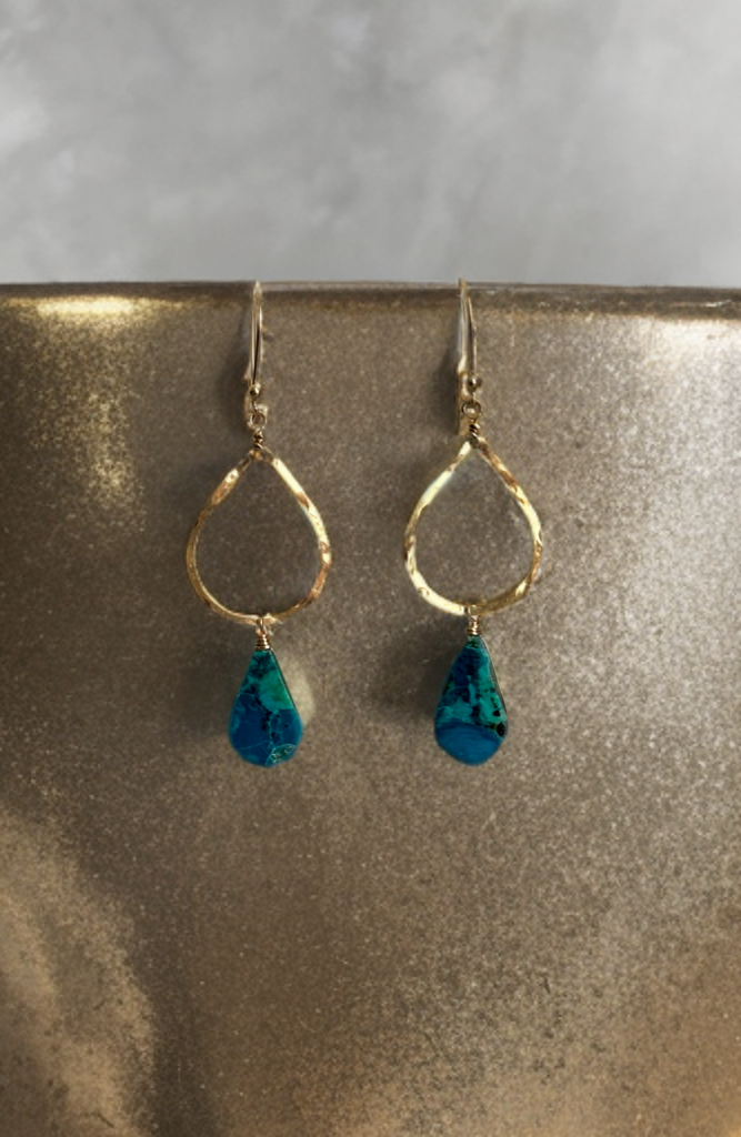 Golden Ages Teardrop Gold Earrings