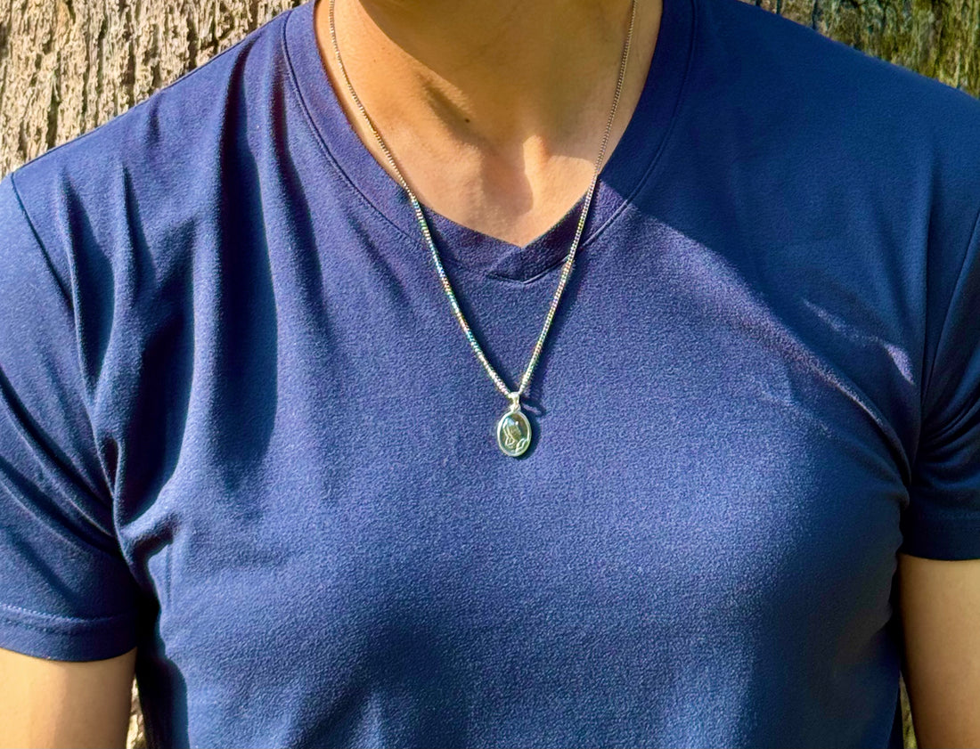 Hands in Prayer Necklace