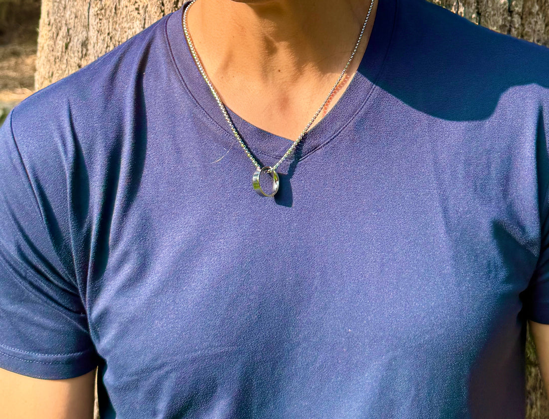 Stainless Steel Ring Necklace