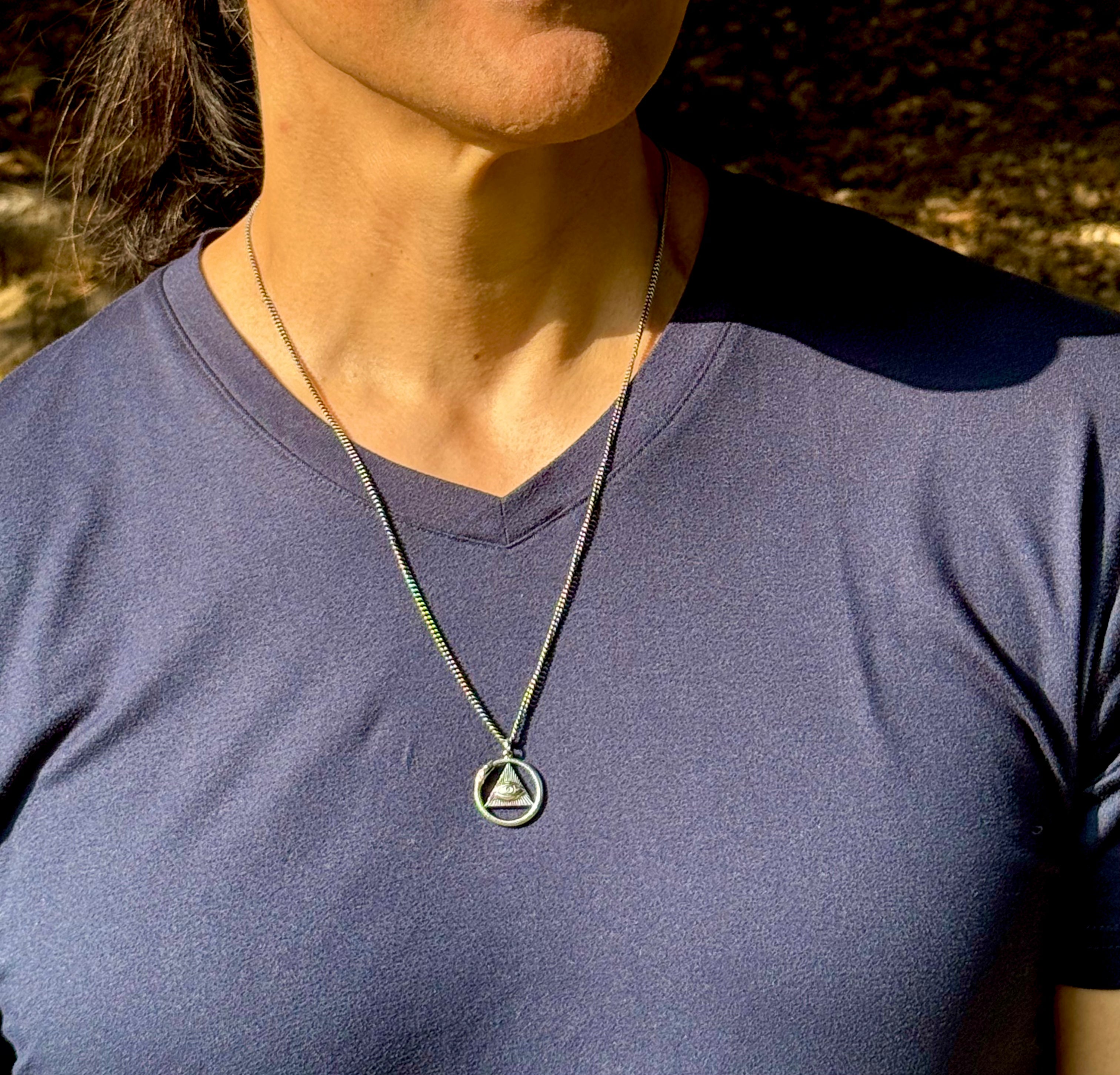 All-Seeing Eye Ouroboros Necklace